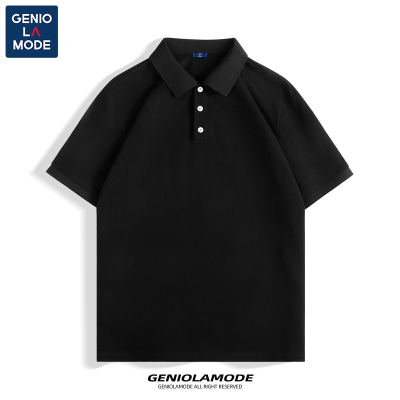 GENIO LAMODE เสื้อโปโลแห้งเร็วผ้าฝ้ายเทียม !ซับเหงื่อไว 2 เท่า ! มีสีสันให้เลือกหลากหลาย ใส่ได้ทั้งทำงาน-เที่ยว-ออกกำลังกาย พร้อมส่งด่วน! M-5XL