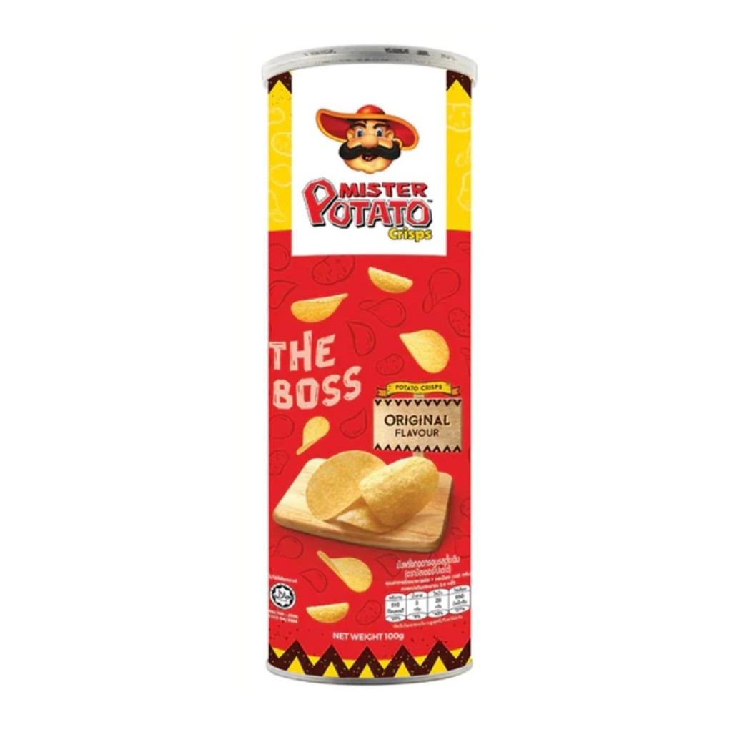 MISTER POTATO มิสเตอร์โปเตโต้ มันฝรั่งทอดกรอบ รสดั้งเดิม 85 ก. Crisps Original