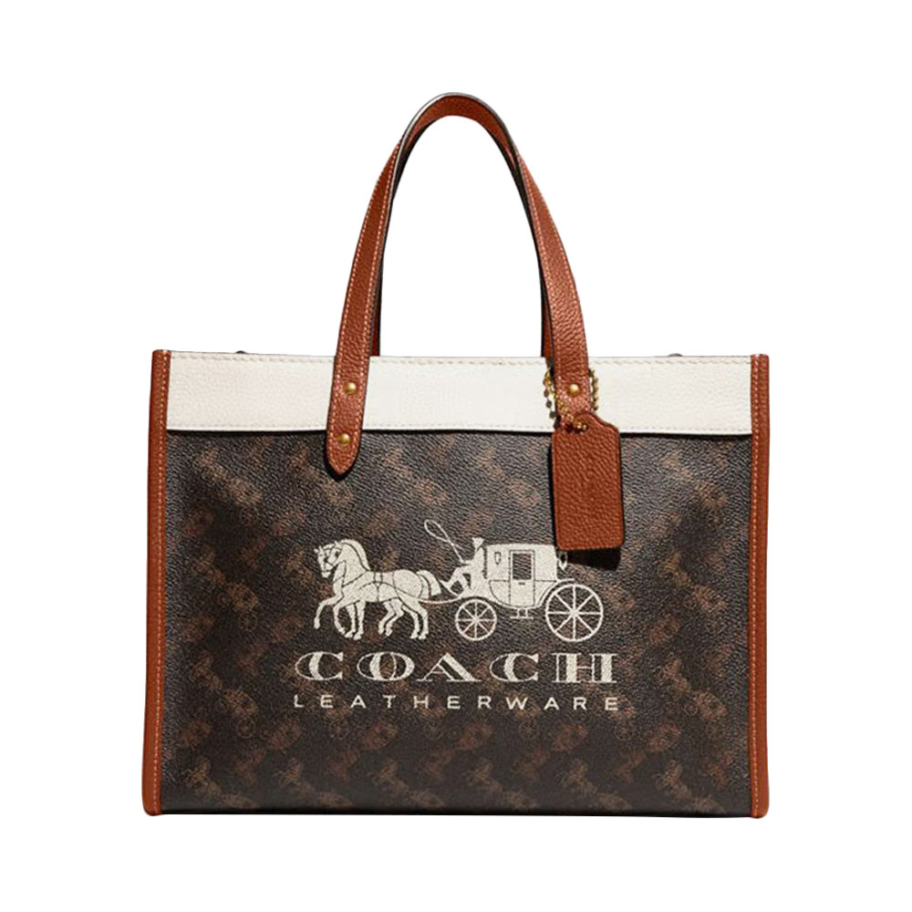 กระเป๋าถือสุภาพสตรีสีดำ COACH C8458B4TXN