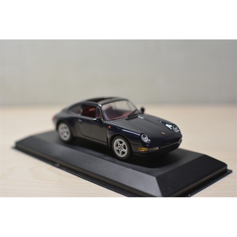 Mini Cut Minichamps 1: 43 Porsche Porsche 911 (993) Targa 1995 Black, First Edition.