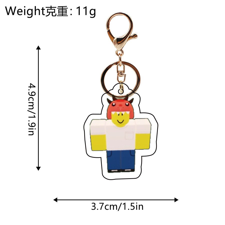 99 คืนในป่าพวงกุญแจ โรบ็อกซ์ อะคริลิคพวงกุญแจกวางนกฮูกของเล่นตกแต่งสําหรับเด็กและแฟน - รูปที่ 6