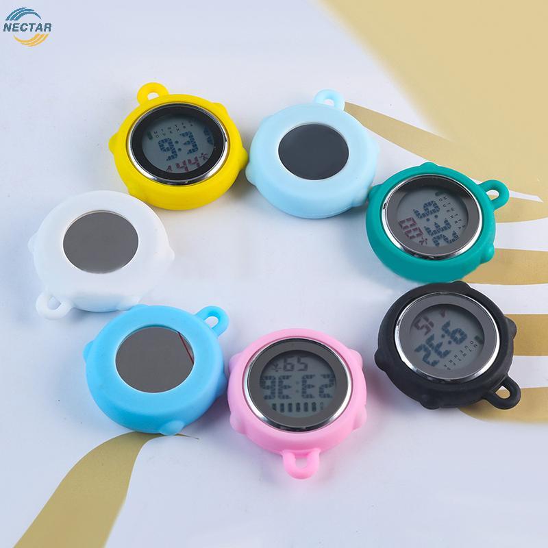 TAR ผู้หญิงผู้ชายนักเรียนเด็ก Multi-function Digital Electronic Display นาฬิกาพกนาฬิกาพวงกุญแจ Charm N