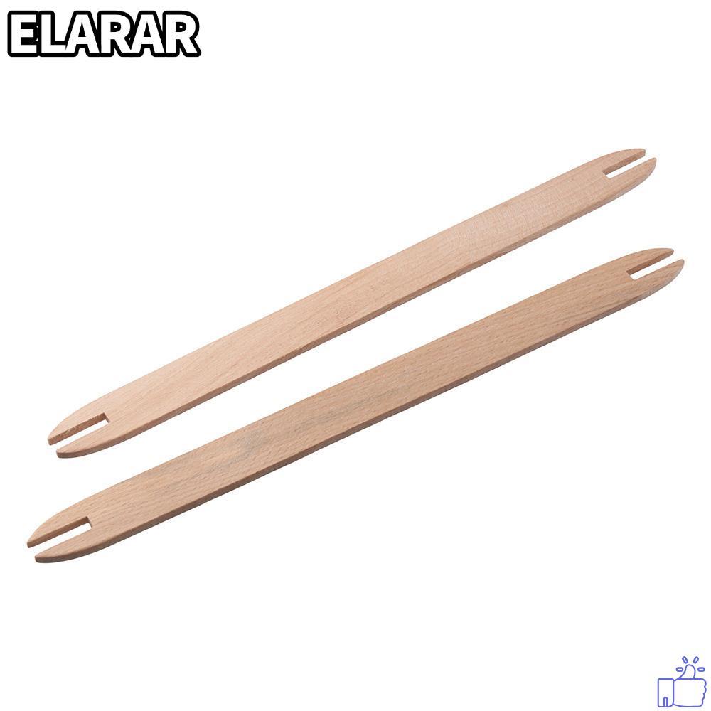เอลรา‌R เครื่องทอผ้า, Log สีไม้ทอผ้าเครื่องมือ, ไม้ทอผ้า 2 ชิ้น 30*2.3 ซม.ทอผ้ารถรับส่งของขวัญ