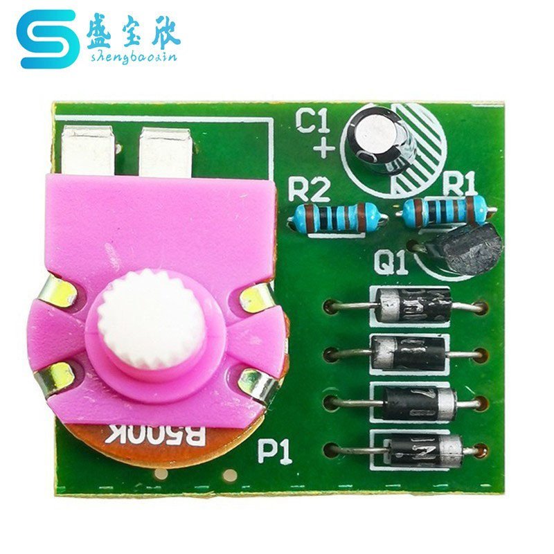 Dimming โคมไฟตั้งโต๊ะชุด One-Way คริสตัลประตูท่ออุณหภูมิปรับความเร็วเชื่อมอิเล็กทรอนิกส์ฝึก Circuit 