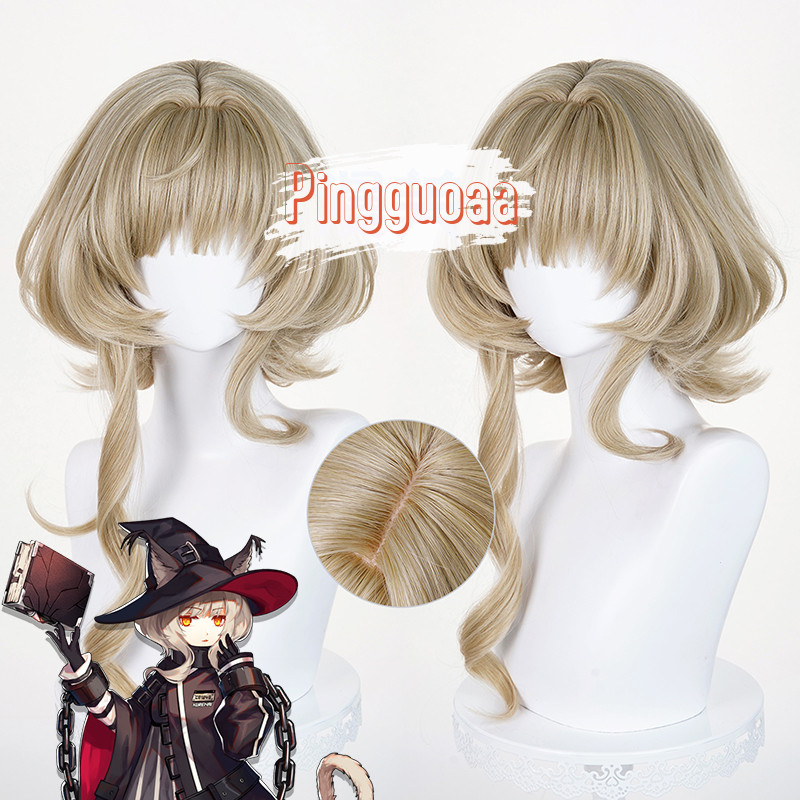 【Manmei】Arknights Haze Cosplay Wig 55cm Heat-Resistant Synthetic Hair