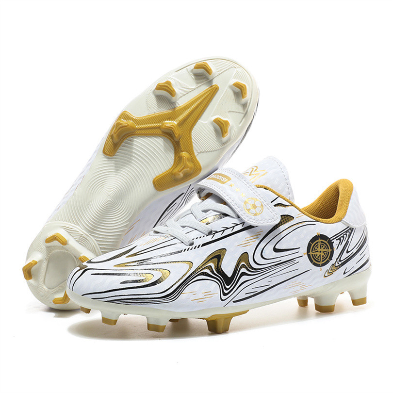 เด็ก รองเท้าฟุตบอล FG/TF สำหรับการฝึกฝนในสนามหญ้าและกลางแจ้ง ขนาด 28-39 SE45US A45U4A