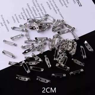 surebag-เข็มกลัดแป้น แป้นเข็มกลัด สีเงิน 2cm-3cmDIY (ประมาณ 1,000 ชิ้น)