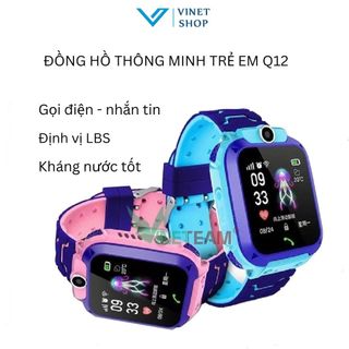 Đồng Hồ Thông Minh Trẻ Em Q12 Hỗ Trợ Tiếng Việt- Nghe Gọi 2 Chiều- Quay Phim - Chụp ảnh