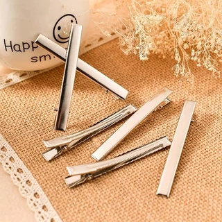คลิปเดี่ยว 30-78 มม ง่ามจระเข้ ฟันการตั้งค่า กิ๊บติดผม กิ๊บติดผม DIY ฐานทำเครื่องประดับ( 20 ชิ้น )