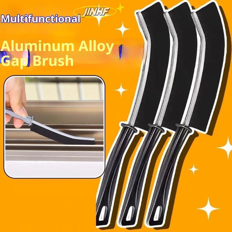 [ดีที่สุดซื้อร้านค้า] เครื่องมือทําความสะอาดรอยแยกชุดแปรงทําความสะอาดมัลติฟังก์ชั่ครัวขัดพื้นอุปกรณ์ทําความสะอาดลึกแปรงครัวเตาด้านบนมีดโกนหุ้นใ