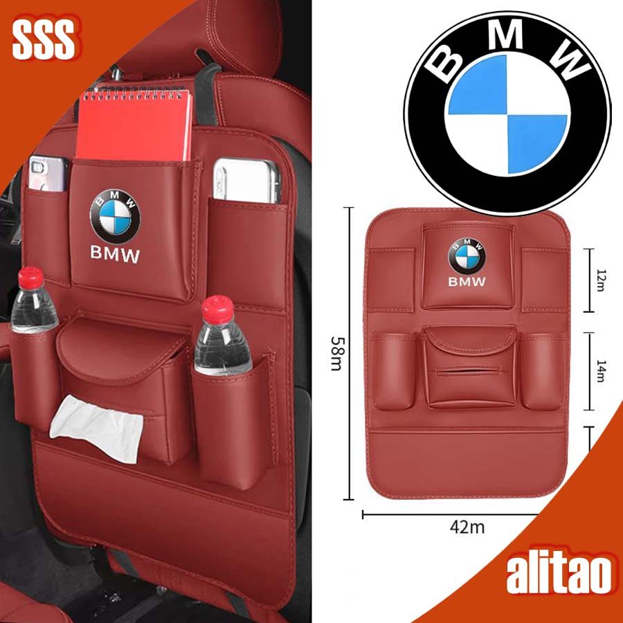 [READY]BMW F30 Car Seat Back Storage Bag Anti-Kick Pad BMW E46 Body Kit Car Decoration BMW G20 F10 E
