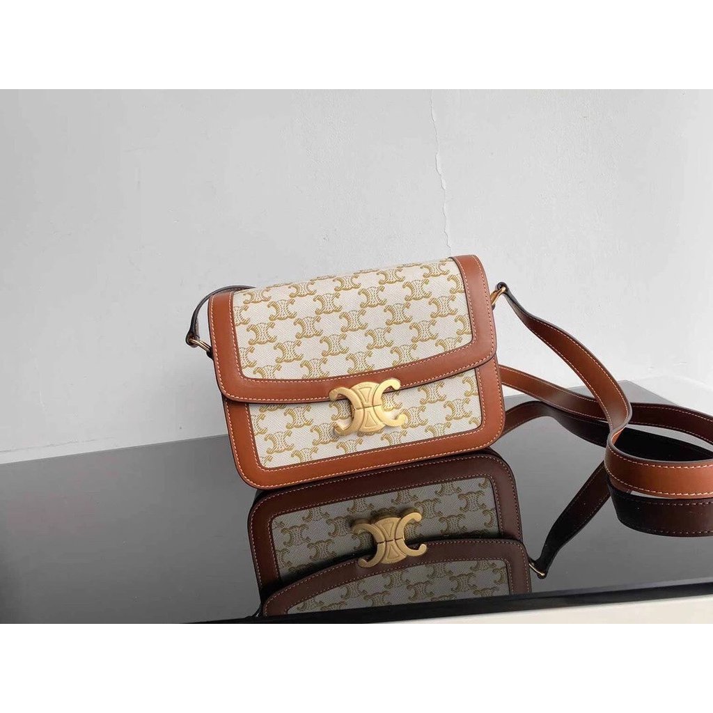 Celine กระเป๋าผู้หญิง แบบสะพายและถือ ของแท้