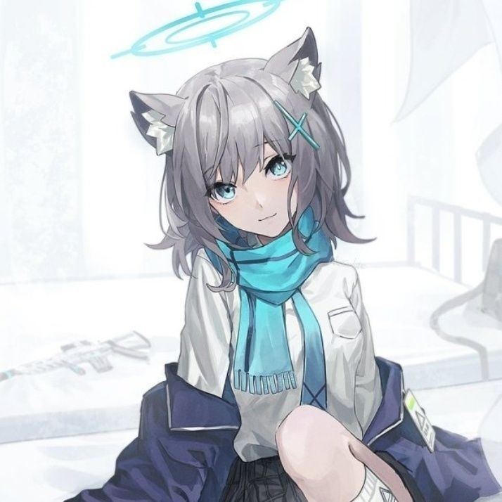 มาสค์ครอบหัวทรงWolf White สำหรับคอสเพลย์ สไตล์.Azure