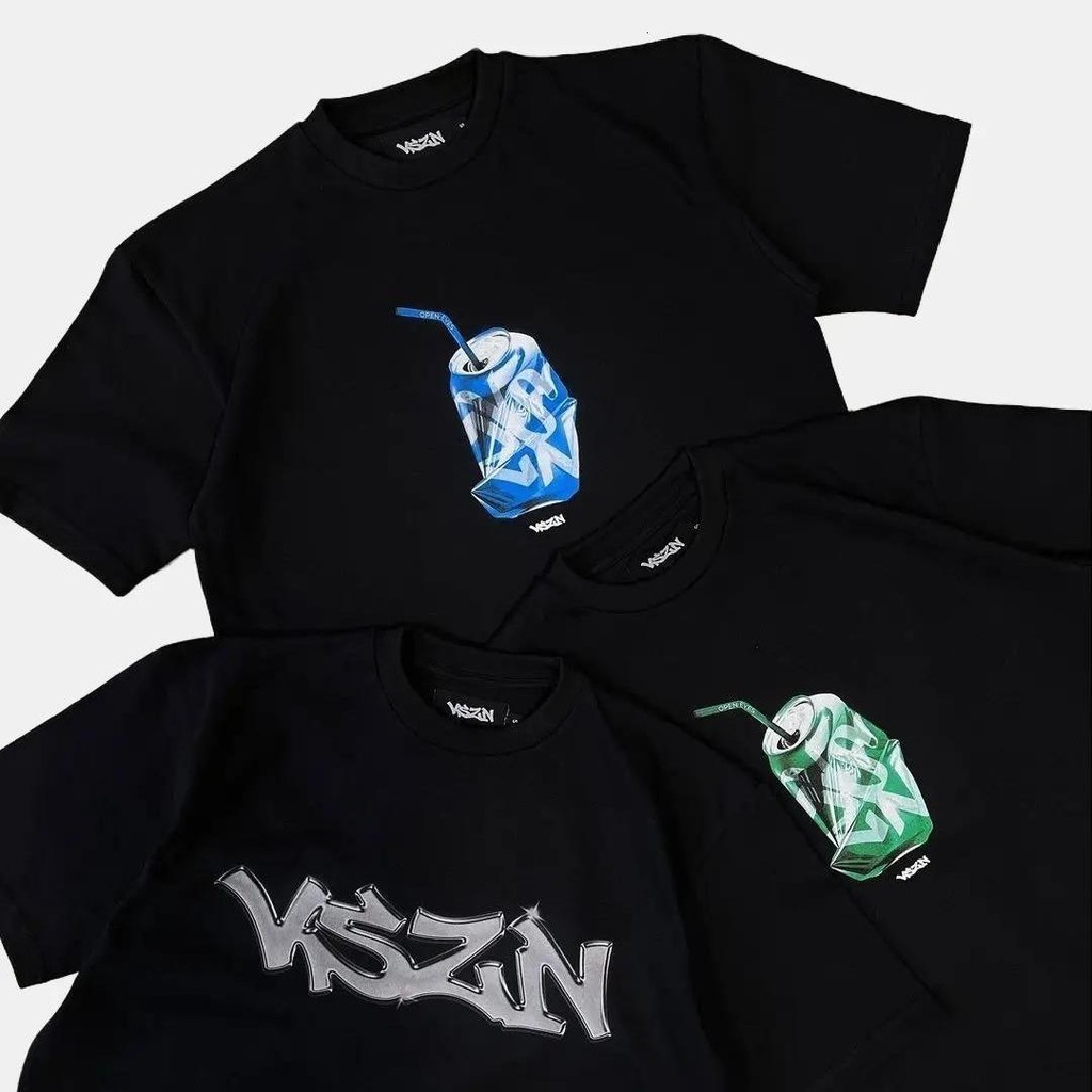 เสื้อยืดคุณภาพพรีเมียม 100% คอตตอน 220g เสื้อผ้าคอตตอน A-chock |       คอลเลคชันดีไซน์ VSZN เสื้อยืด