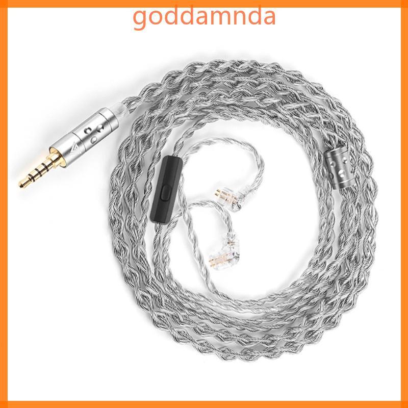 GODD สายหูฟังที่แข็งแกร่ง xygen สายทองแดงง่าย 120 ซม. การออกแบบสําหรับการแยกสัญญาณขนาดเล็กที่สุดช่วย