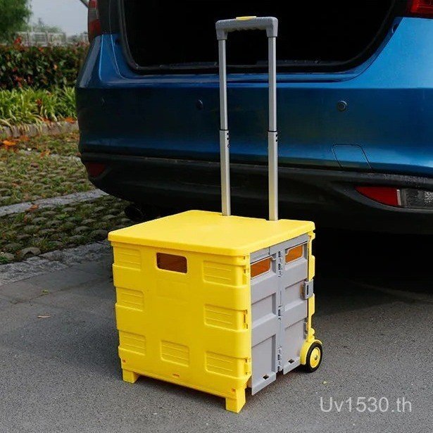 Pick-up รถเข็น Express พับ Home Storage ขายร้อน One-piece การจัดส่งสนับสนุนรถเข็นขนาดเล็กซูเปอร์มาร์