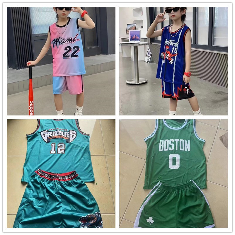 เด็ก ๆ เบอร์ เสื้อแกง 30 ตัว เบอร์ 23 เบอร์ 24 ชุดบาสเกตบอลสูทนักเรียนชั้นประถมศึกษาอนุบาลเด็กผู้ชายผู้หญิงการแข่งขันการฝึกอบรมเครื่องแบบ