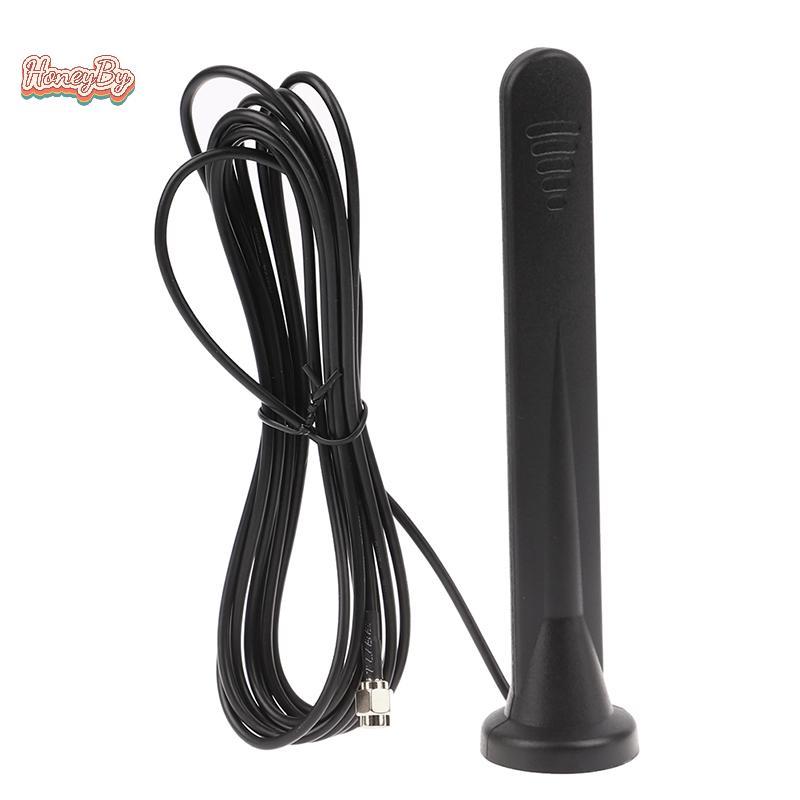 Honeybird 1 PC GSM 5G ขนาดเล็ก Sucker เสาอากาศกลางแจ้ง Omni Aerial Gain 5DBi 600-6000MHz TS9 CRC9 กั