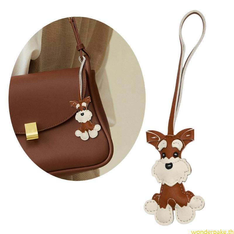 Wonder Lovely Schnauzer Dog Charm พวงกุญแจ Charm จี้สําหรับทุกวันชุดลําลอง