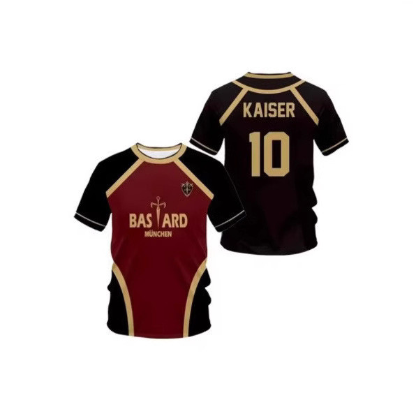 VlReplik Pattern Futsal Sweatshirt Blue Keylock Anime Asshole Munich Top