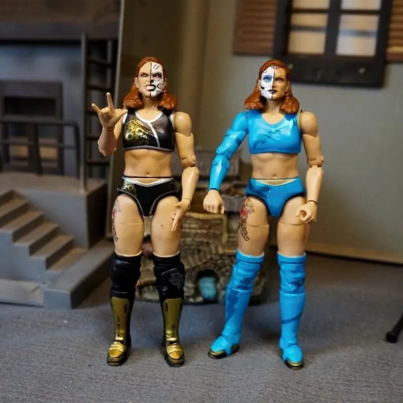 นักมวยปล้ํา Action Figure Action Figure American Wrestler 20 ซม.Action Figure ของเล่น Tattoo