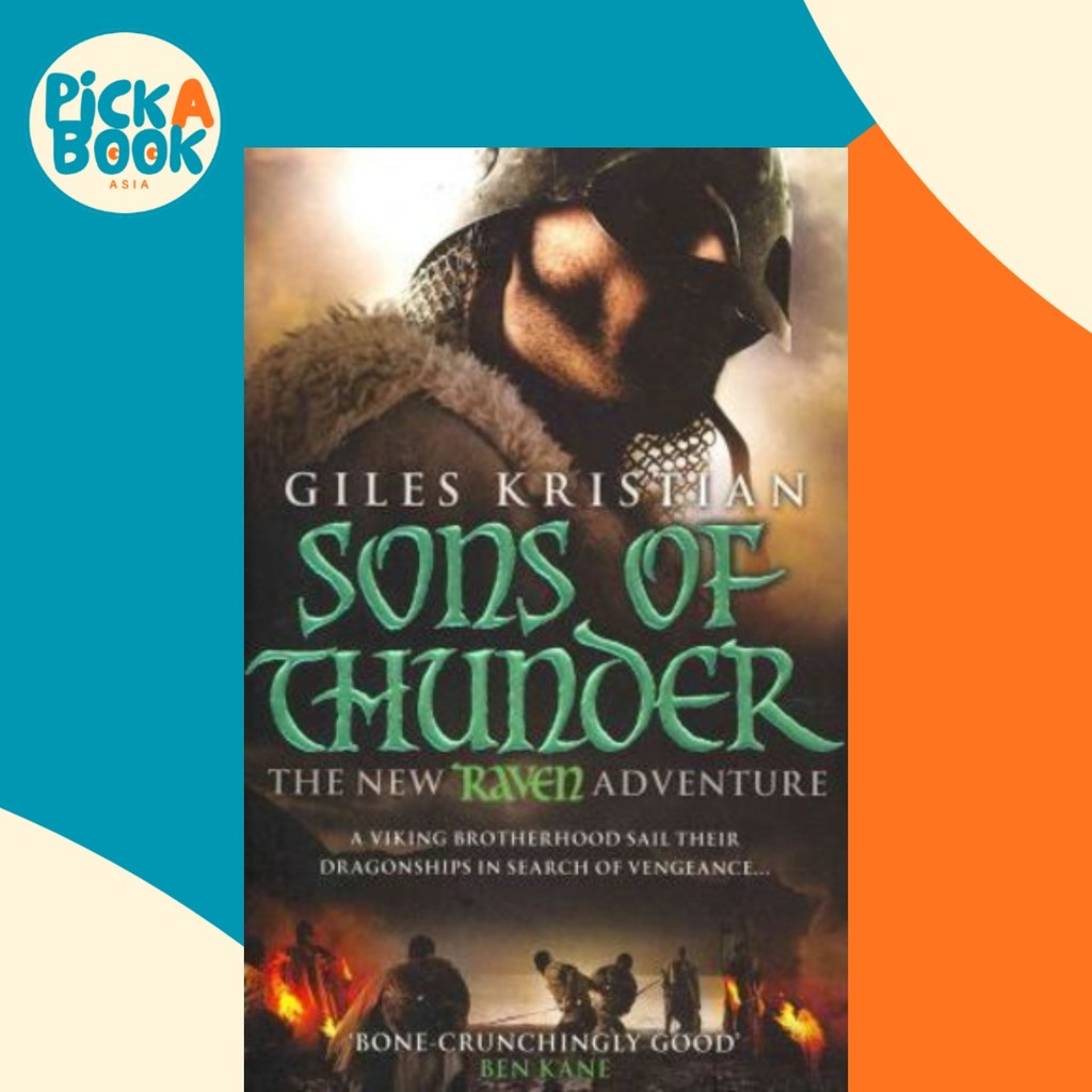 Raven 2: Sons of Thunder โดย Giles Kristian (ฉบับสหราชอาณาจักรปกอ่อน)