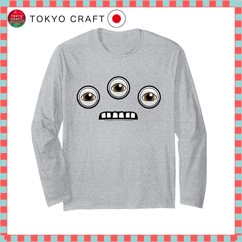 Irritated Alien Grey Buzzy Fugler Face Long Sleeve T-Shirt