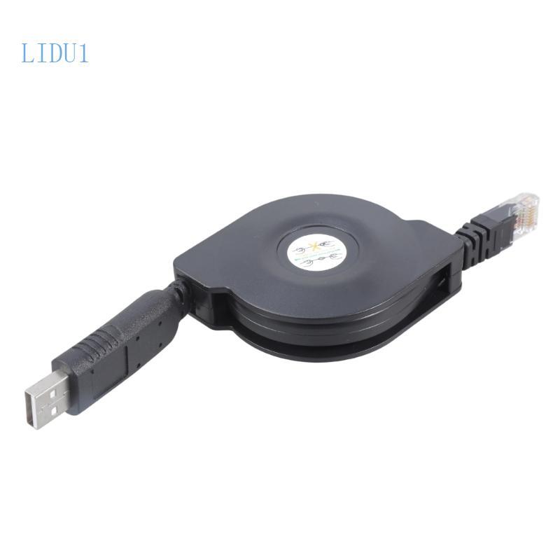 LIDU1 USB to RJ45 คอนโซลสายเคเบิลอะแดปเตอร์อนุกรม USB RJ45 8P8C Converter USB คอนโซล
