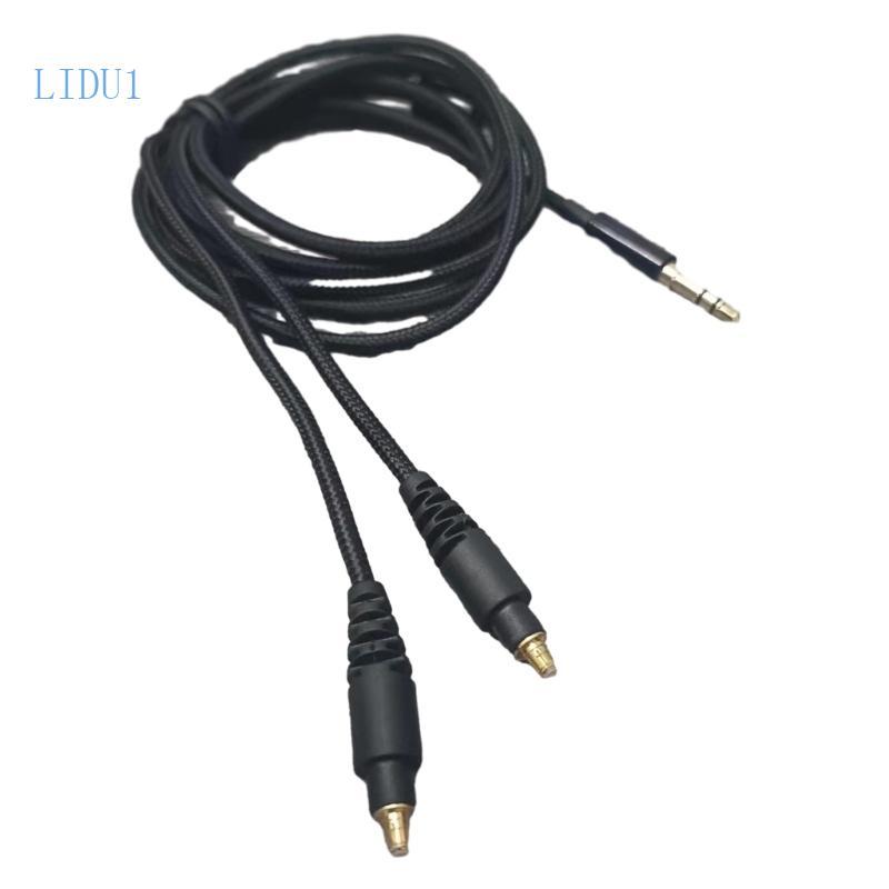 LIDU1 สายหูฟังสําหรับ MSR7b SR9 ESW990h ES770h ESW950 ES750 หูฟังไนลอนถักลวด A2DC Terminals