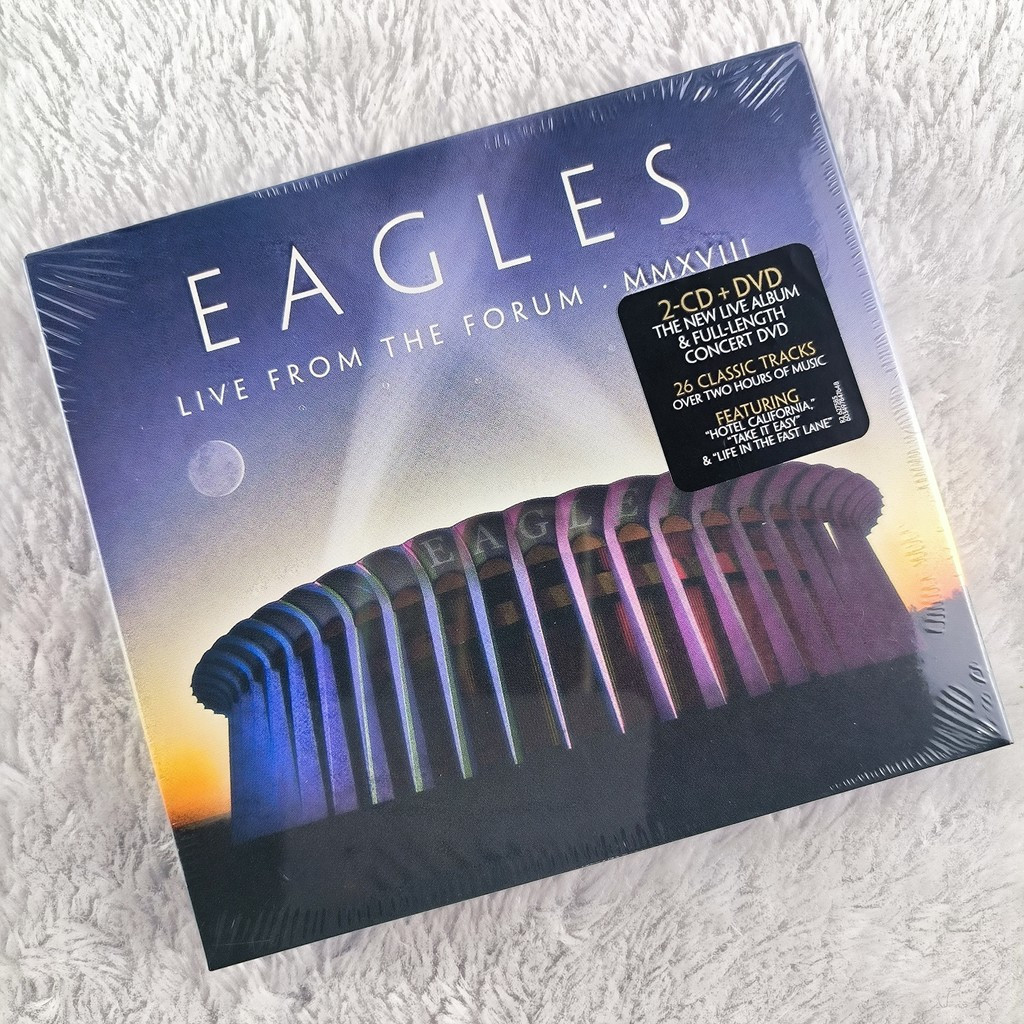 J648 Eagles Live จาก Forum Mmxvii 2CD+DVD อัลบั้ม 2020 Rock Folk Country C0103