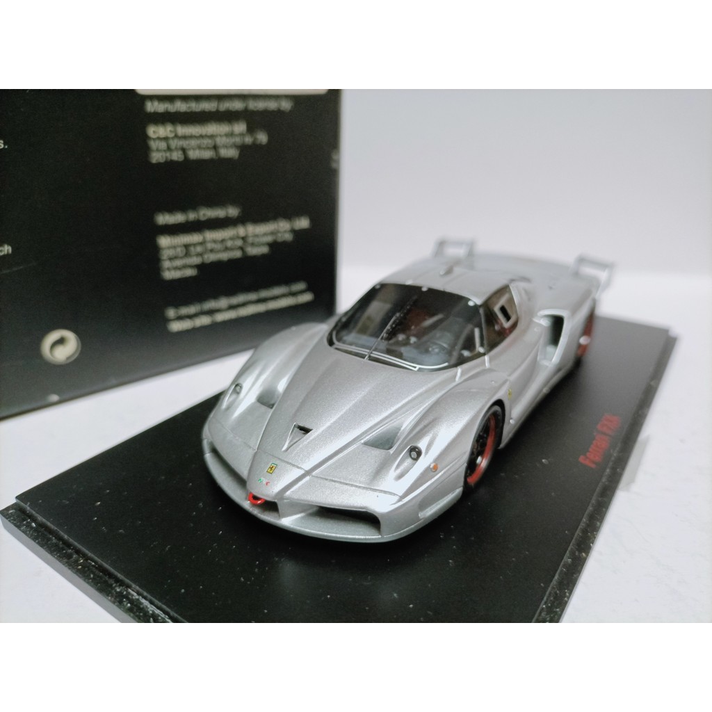 Spark Redline 1 43 Ferrari โมเดล Supercar สองประตู Ferrari FXX Silver