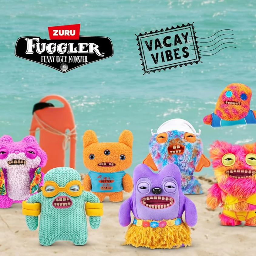 Fuggler Vacay Vibes by ZURU สัตว์ประหลาดน่าเกลียดตลก ตุ๊กตา สะสม ของเล่น (Mr Needs – Mint)