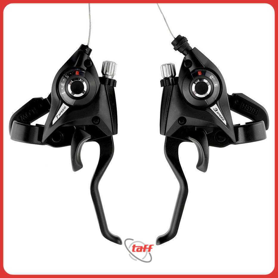 TaffiSPORT Centara Speed Shifter เบรค 3 และ 7 ความเร็วเกียร์จักรยาน 2 ชิ้น