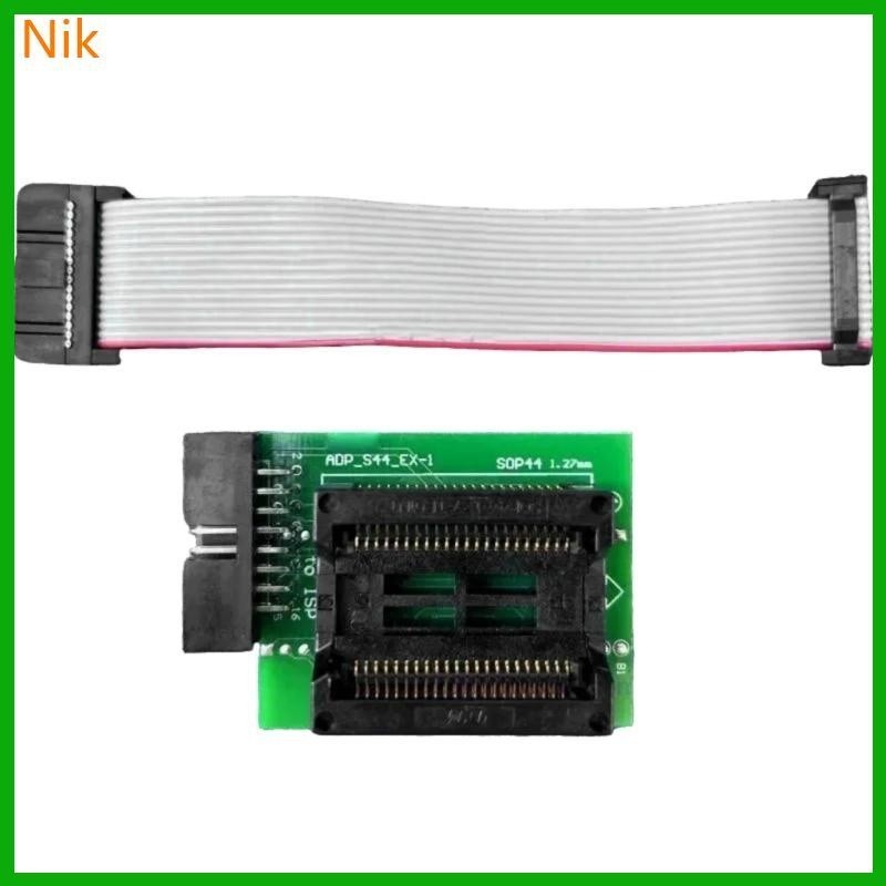 Black T48 TL866-3G Programmer Advertising P S44 Programming Adapter Flash Adapter Socket for T48 TL8