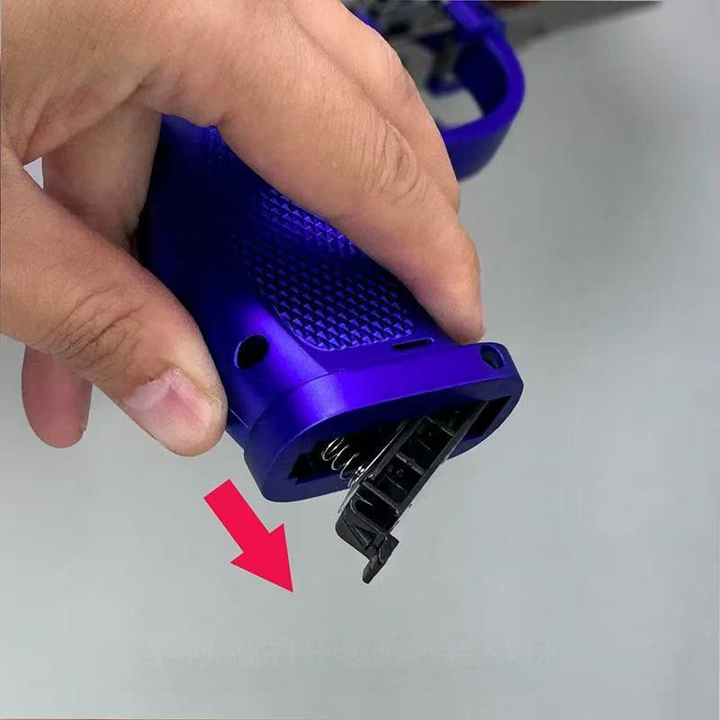 ❤ปืนของเล่นไฟฟ้าพร้อมสเปรย์ ไฟ และดนตรี การออกแบบแบบลูกโม่ ระบบสั่น ใช้พลังงานจากแบตเตอรี่ - รูปที่ 5