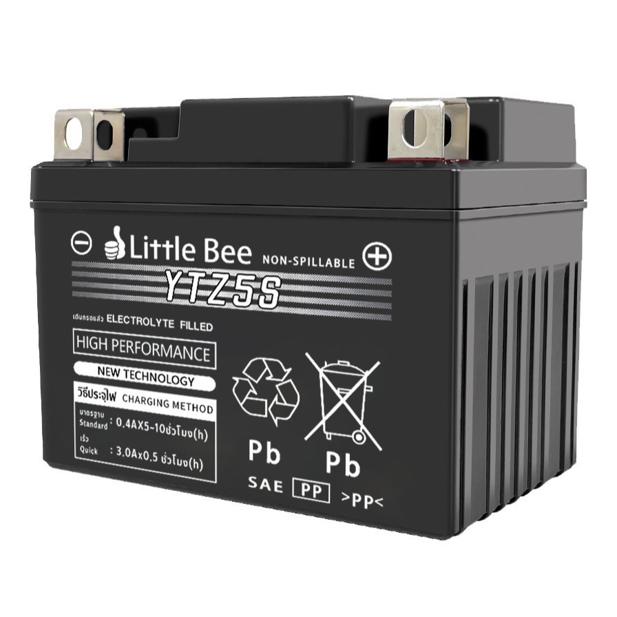 【AutoLink】รับประกัน20ปี แบตยัวซ่า 5 แอมป์ YTZ5s12v5ah เวฟ110i แบตแห้ง wave dream click msx scoopy zoomer fino - รูปที่ 4