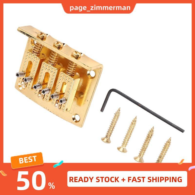 In Stock 3 String Guitar Ball String Bridge Pull String Hard Tail Guitar Bridge Tail 3 String Guitar