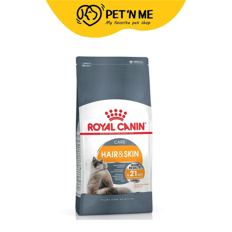 [จัดส่งจากคลัง] ROYAL CANIN Hair & Skin Care โรยัล คานิน อาหารเม็ดแมวโต ดูแลผิวหนังและเส้นขน 2 kg [3182550721738]