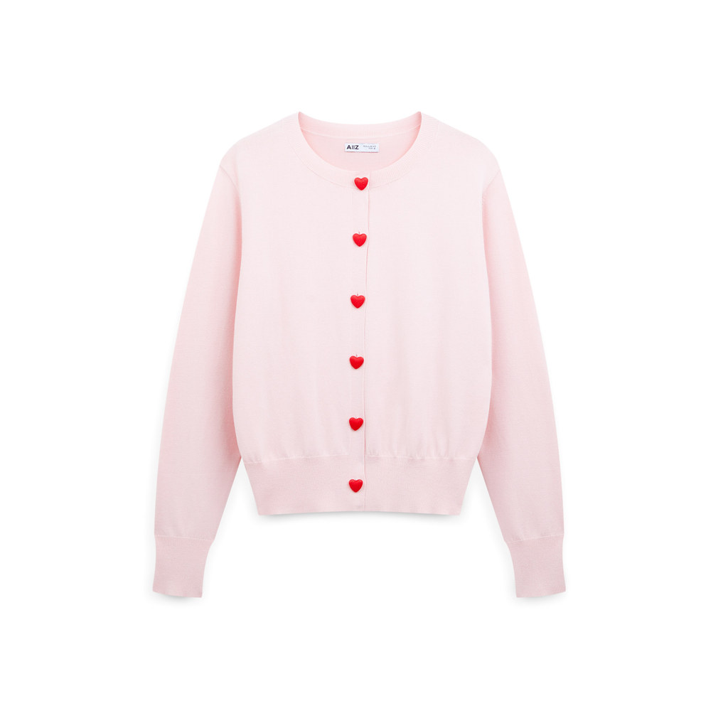 AIIZ (เอ ทู แซด) - AIIZ เสื้อคาร์ดิแกนผู้หญิงคอกลม AIIZ Women's Crew-Neck Cardigan