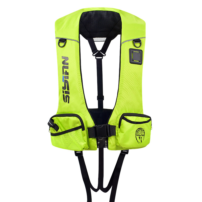 [จัดส่งด่วน] เสื้อชูชีพสำหรับผู้ใหญ่ พกพาสะดวก เหมาะสำหรับการตกปลาและดำน้ำชมปะการังในทะเล - รูปที่ 3