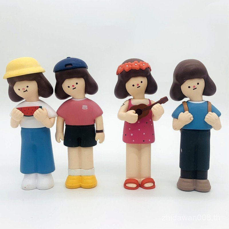 ขายร้อน KWONI KWONI Vacation Series Mystery Box อินเทรนด์เล่นตุ๊กตาสาวเครื่องประดับน่ารักของขวัญทําม