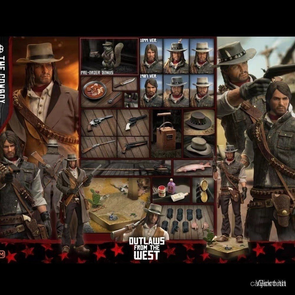 LIMTOYS John LIM011 Wilderness Big Darter Cowboy John Big Cousin 1/6 ตุ๊กตาแบรนด์ใหม่