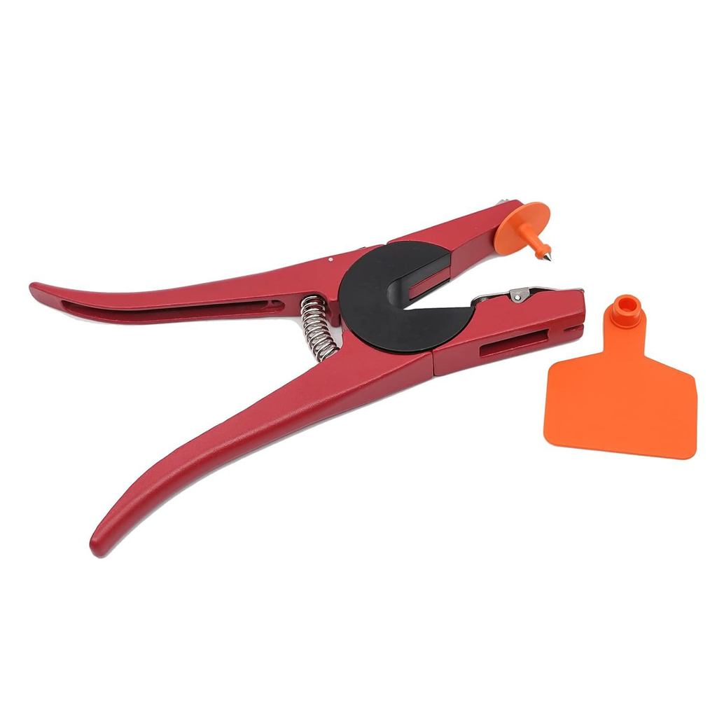 Livestock Ear Tag Applicator Cattle Ear Tagger Cow Ear Tag Pliers Pig Clamp Animal Identification Ca
