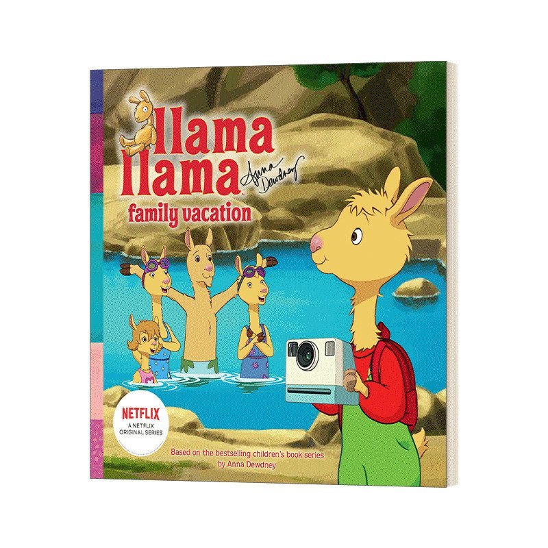 英文原 Llama Llama Family Vacation 羊家庭 新款韩版