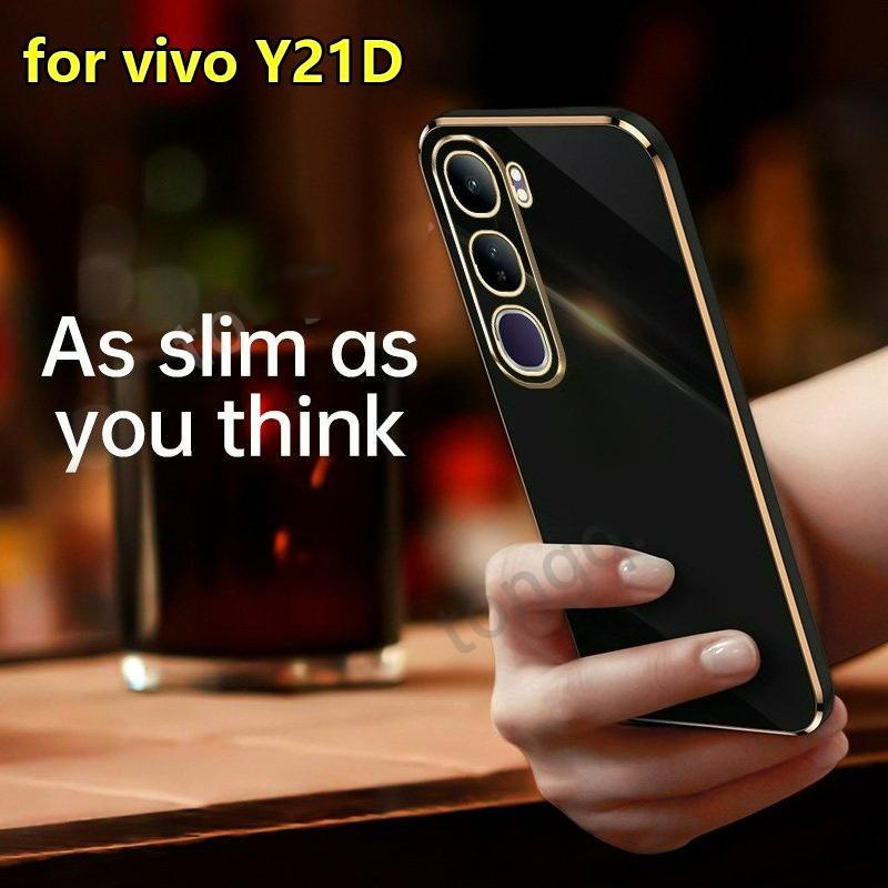 สําหรับ vivo Y21D Y31 5G 2025 vivo Y21D vivo Y31 Y 21D D21Y 7D หรูหราชุบเคสโทรศัพท์ซิลิโคนอ่อนนุ่มปก