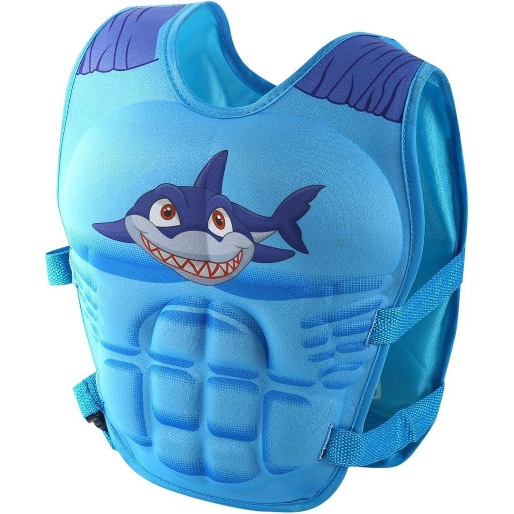 Kids Swim Vest Sports Swimming Training Flotation Neoprene Swim Vest for Children Buoyancy Aid with 