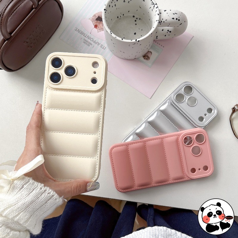 ลงแจ็คเก็ตปลอกสําหรับRealme C75 C75X C73 C67 C65 C65S C63 C61 C55 C53 C51 C51S 5G 4Gน่ารักหรูหราฤดูหนาวสีลูกกวาดกันกระแทกกรณีโทรศัพท์นุ่ม - รูปที่ 7