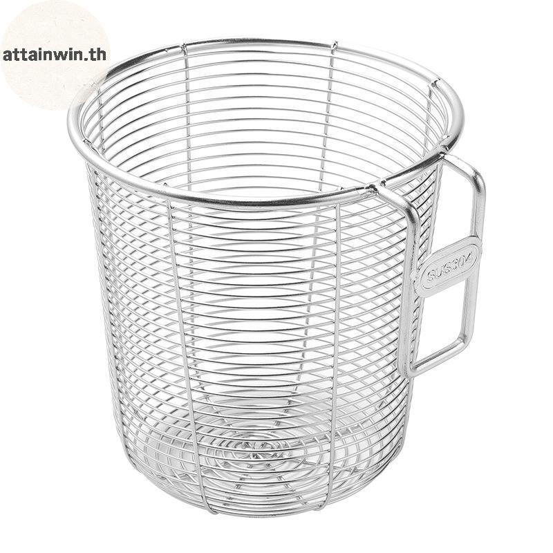 Attainwin สแตนเลสผู้ถือตะเกียบช้อนส้อมภาชนะ Drainer รอบตะเกียบกรงช้อนส้อมช้อนส้อม Flatware Drying Rack th