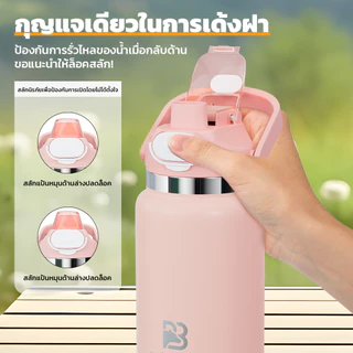 กระบอกน้ำสแตนเลส 316 เกรดพรีเมียมที่สุด ❄️ เก็บความเย็นข้ามวัน 24 ชม. ไม่ระเหย ไม่เป็นไอน้ำเกาะ