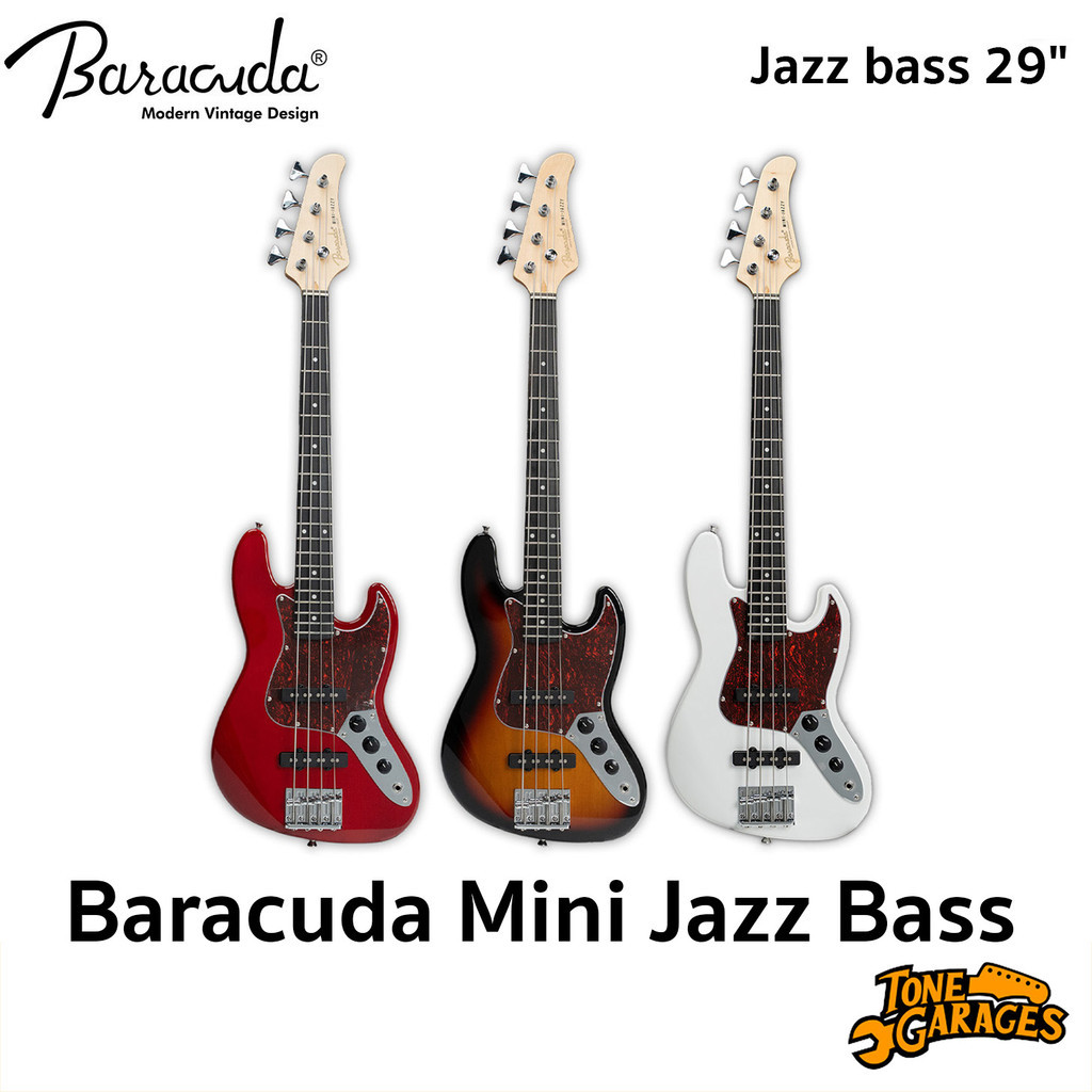 Baracuda Mini Jazzy Jazz bass 29"  เบส แบบมินิ ตัวเล็ก คอเล็ก